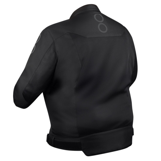 Bering Alias King Size Black Mesh Plus Size Jacket