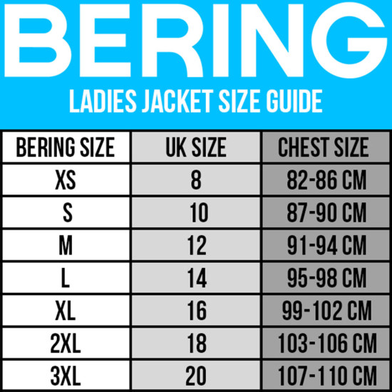 Bering Lady Rotor Black Jacket £239.99 Ladies Motorcycle Jackets - SKU 1003/BTB2170/36 from RaceLeathers Motorcycle Clothing
