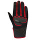 Bering Breeze Black Red Mesh Summer Gloves