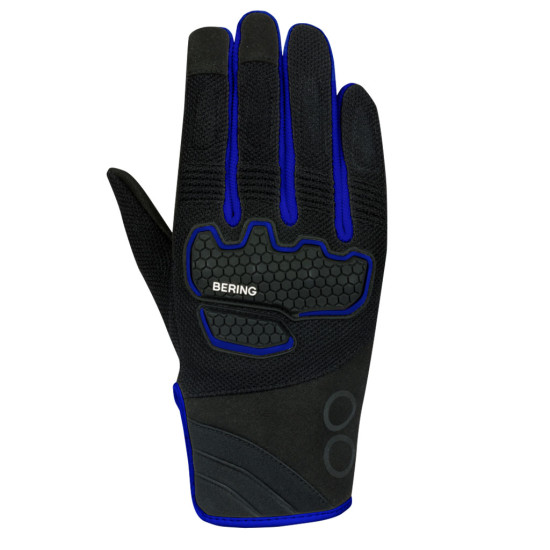 Bering Breeze Black Blue Mesh Summer Gloves
