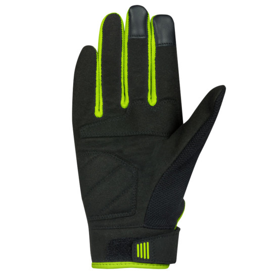 Bering Breeze Black Fluo Mesh Summer Gloves