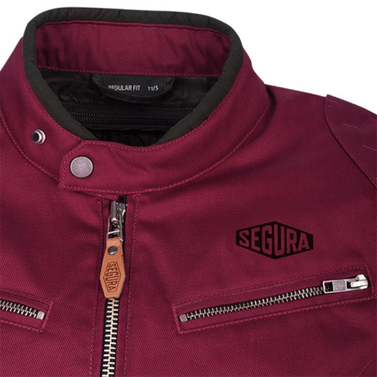 Segura Tina Lady Jacket Burgundy £239.99 Ladies Motorcycle Jackets - SKU 1104/STB1351/01 from RaceLeathers Motorcycle Clothing