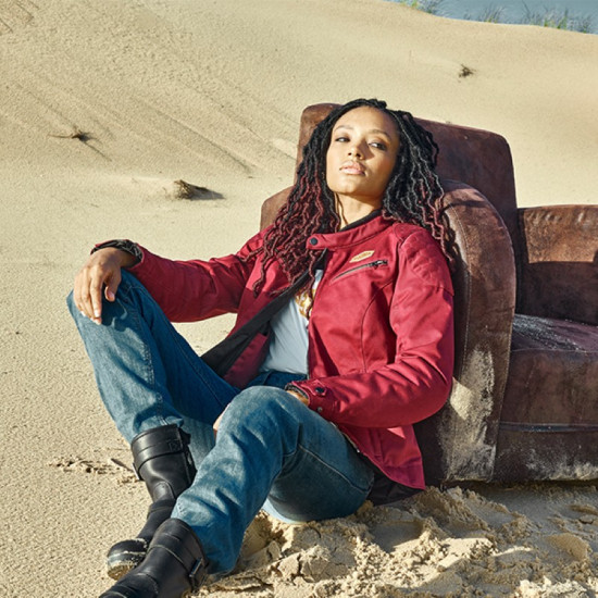 Segura Tina Lady Jacket Burgundy £239.99 Ladies Motorcycle Jackets - SKU 1104/STB1351/01 from RaceLeathers Motorcycle Clothing