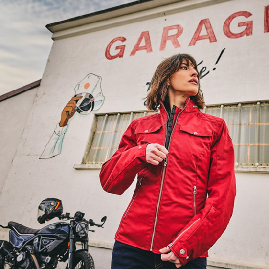 Segura Bahia Lady Jacket Red £279.99 Ladies Motorcycle Jackets - SKU 1104/STB1391/01 from RaceLeathers Motorcycle Clothing