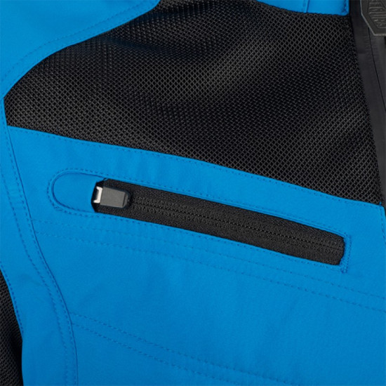 Segura Natcho Vented Jacket Blue Orange £199.99 Mens Motorcycle Jackets - SKU 1104/STB1435/02 from RaceLeathers Motorcycle Clothing