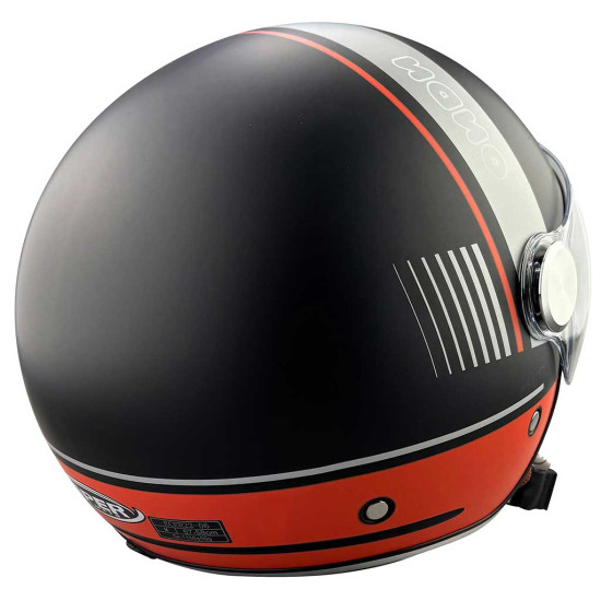 Viper VRP.303 RSV19 Jet Nano Black Orange £69.95 Open Face Helmets - SKU A348NanoBlackOrangeXS from RaceLeathers Motorcycle Clothing