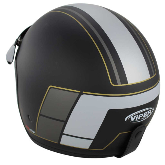 Viper VRP.303 RSV06 Plus Route Matt Grey £64.95 Open Face Helmets - SKU A382RouteGreyMattXS from RaceLeathers Motorcycle Clothing