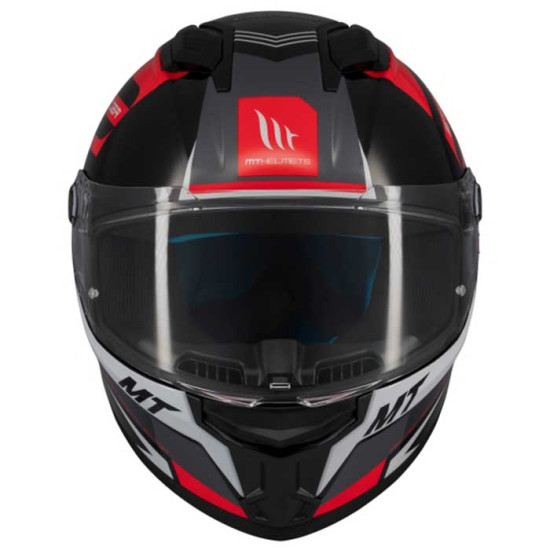 MT Stinger 2 Tron B15 Gloss Red £79.99 Full Face Helmets - SKU M133438011513 from RaceLeathers Motorcycle Clothing
