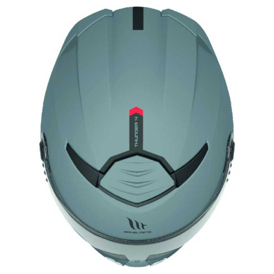 MT Thunder 4 A12 Matt Grey £139.99 Full Face Helmets - SKU M130800001233 from RaceLeathers Motorcycle Clothing