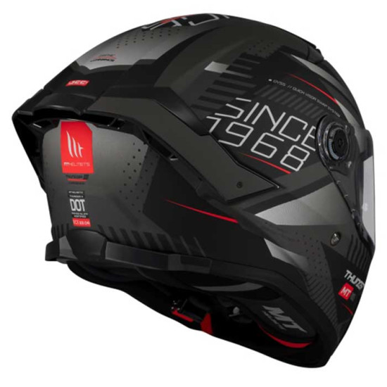 MT Thunder 4 Lumin D1 Matt Black £149.99 Full Face Helmets - SKU M1308C383123 from RaceLeathers Motorcycle Clothing