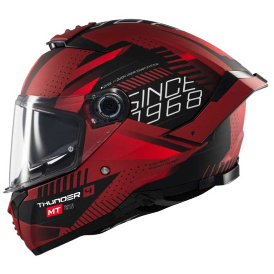 MT Thunder 4 Lumin D5 Matt Red