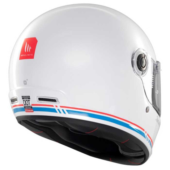 MT Jarama SV A7 Gloss White £139.99 Full Face Helmets - SKU M13200000713 from RaceLeathers Motorcycle Clothing