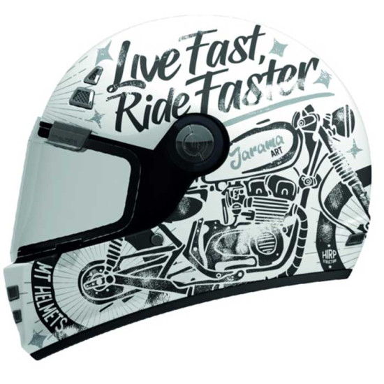 MT Jarama SV Art A2 Gloss White Black