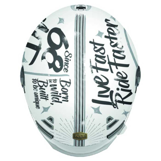 MT Jarama SV Art A2 Gloss White Black