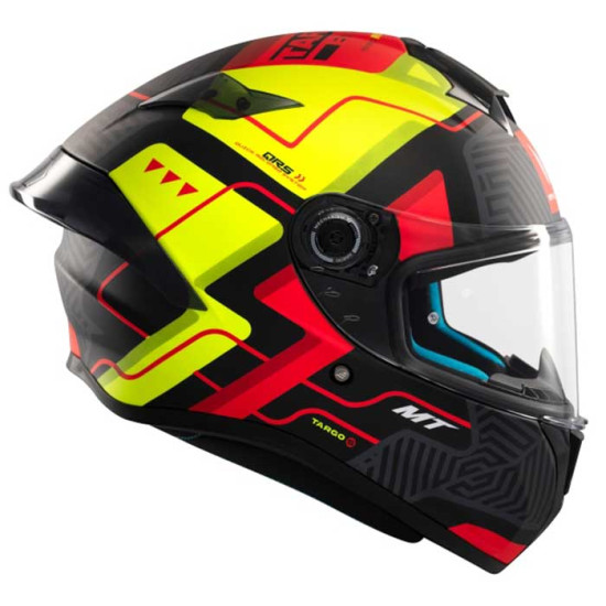 MT Targo S Brik C3 Matt Fluo £89.99 Full Face Helmets - SKU M1343C192323 from RaceLeathers Motorcycle Clothing