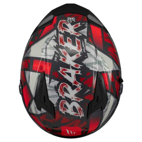 MT Braker Fury C5 Gloss Red £119.99 Full Face Helmets - SKU M1346C392513 from RaceLeathers Motorcycle Clothing