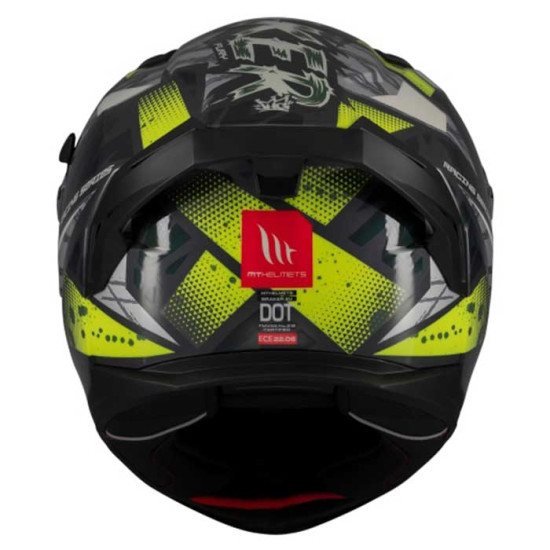 MT Braker Fury C6 Gloss Fluo £119.99 Full Face Helmets - SKU M1346C392613 from RaceLeathers Motorcycle Clothing