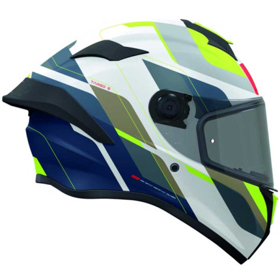 MT Targo S Blaster A3 Matt Fluo Blue £89.99 Full Face Helmets - SKU M1343466A323 from RaceLeathers Motorcycle Clothing