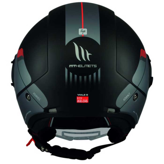 MT Viale Advance B41 Matt Black £79.99 Open Face Helmets - SKU M132553014123 from RaceLeathers Motorcycle Clothing