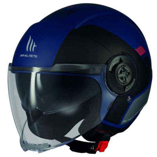 MT Viale Advance C67 Matt Blue £79.99 Open Face Helmets - SKU M132553026723 from RaceLeathers Motorcycle Clothing