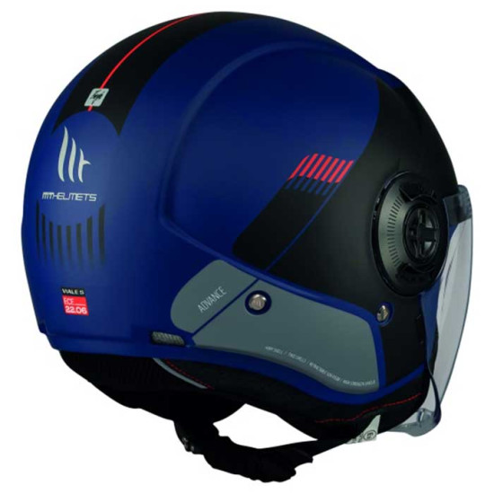 MT Viale Advance C67 Matt Blue £79.99 Open Face Helmets - SKU M132553026723 from RaceLeathers Motorcycle Clothing
