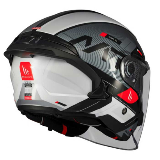 MT Cosmo Silence B2 Gloss Black £99.99 Open Face Helmets - SKU M1361C421213 from RaceLeathers Motorcycle Clothing