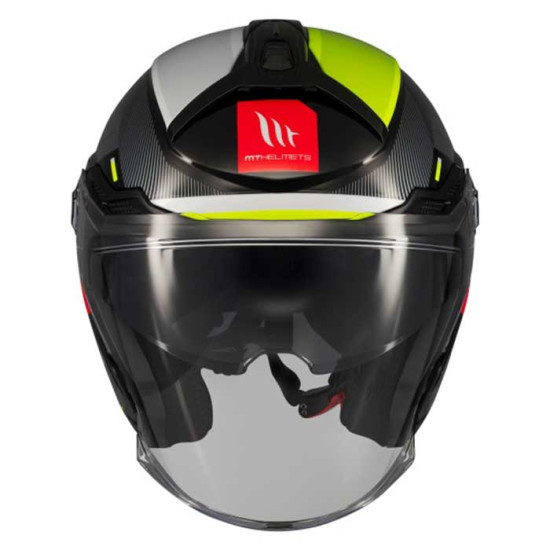 MT Cosmo Silence B3 Gloss Fluo £99.99 Open Face Helmets - SKU M1361C421313 from RaceLeathers Motorcycle Clothing