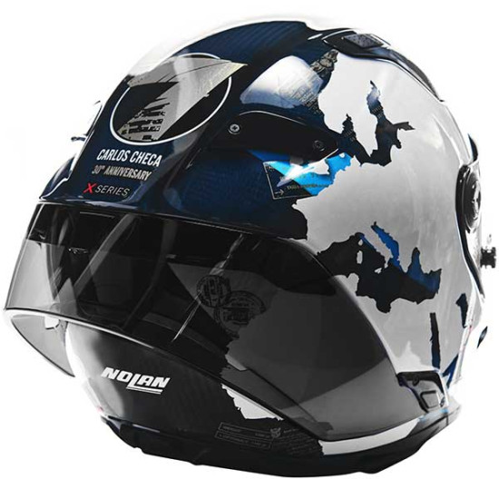 Nolan X-804 RS Checa Special Edition 355 Blue £699.99 Full Face Helmets - SKU 550/840006063550 from RaceLeathers Motorcycle Clothing