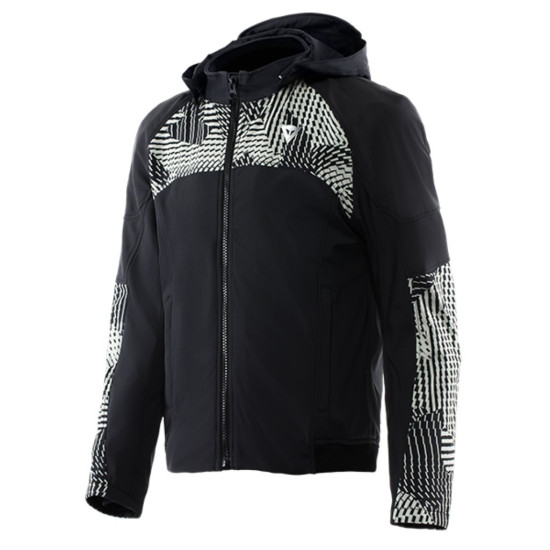 Dainese Ignite 2 Hoodie Tex Jacket Black Moss Grey