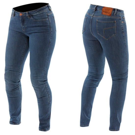Dainese AA 5 Pocket Blue Denim Slim Womens