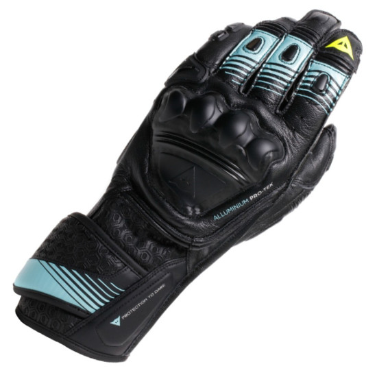 Dainese Fiero Gloves Black Water Fluo Yellow