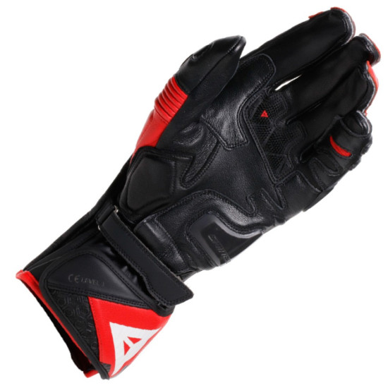 Dainese Fiero Gloves Black Red Lava White £293.55 Mens Motorcycle Gloves - SKU 915/1810025A7701 from RaceLeathers Motorcycle Clothing