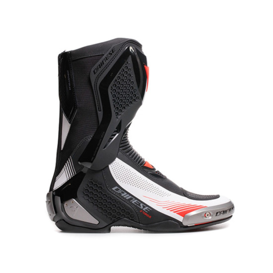 Dainese Torque 4 Air Boots Black White Fluo Red