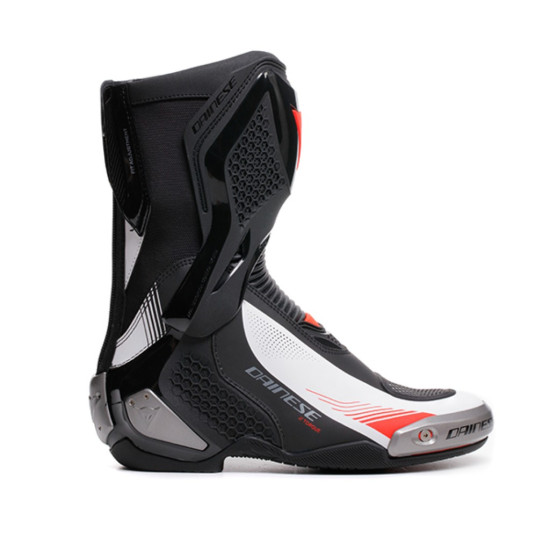 Dainese Torque 4 Boots Women Black White Fluo Red