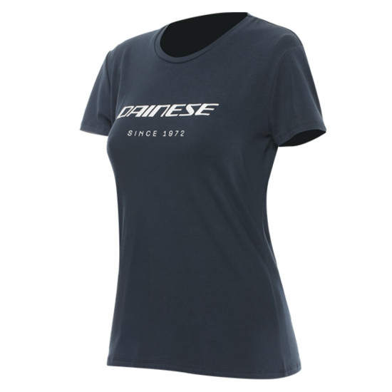 Dainese Essence Wordmark Tee Woman Carbonio £34.99 Casual Wear - SKU 920/189008099501 from RaceLeathers Motorcycle Clothing