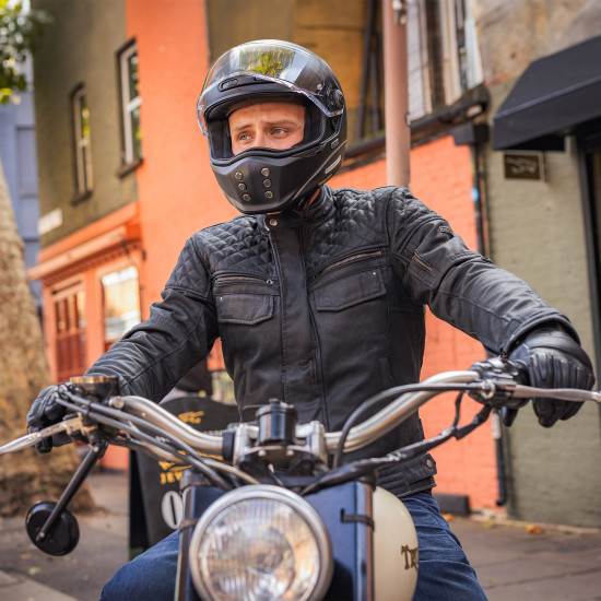 Oxford Hardy 2.0 Mens Black Jacket £249.99 Mens Motorcycle Jackets - SKU TM250401S from RaceLeathers Motorcycle Clothing