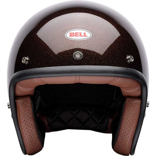 Bell Custom 500 Flake Medium Brown £129.99 Open Face Helmets - SKU 36985-602XS from RaceLeathers Motorcycle Clothing