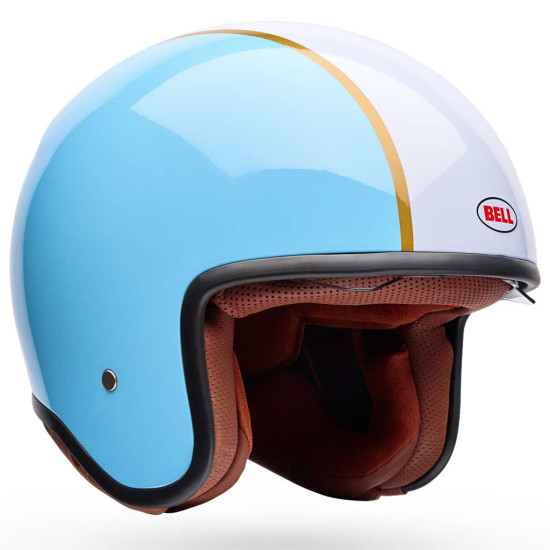 Bell TX-501 Rally Blue White £264.99 Open Face Helmets - SKU 37114-025XS from RaceLeathers Motorcycle Clothing