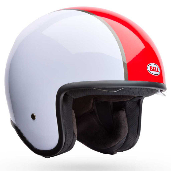 Bell TX-501 Rally Red White £264.99 Open Face Helmets - SKU 37114-054XS from RaceLeathers Motorcycle Clothing