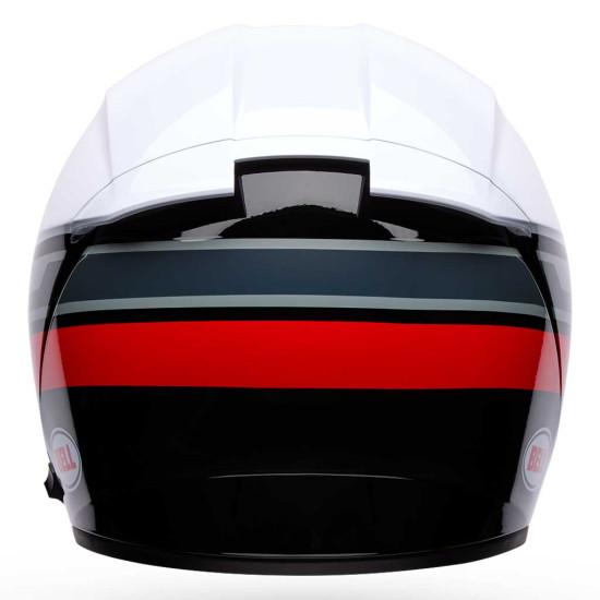 Bell Lithium Motion White Red £199.99 Full Face Helmets - SKU 36965-077XS from RaceLeathers Motorcycle Clothing