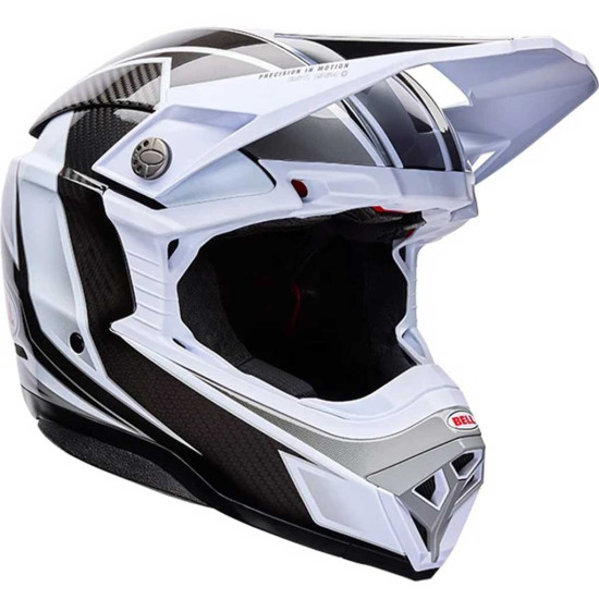 Bell Moto-10 Spherical Grid White Black Grey