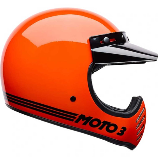 Bell Moto-3 Classic Gloss Orange