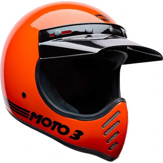 Bell Moto-3 Classic Gloss Orange