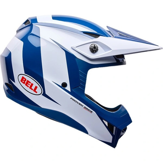 Bell MX-10 MIPS Talon Blue White