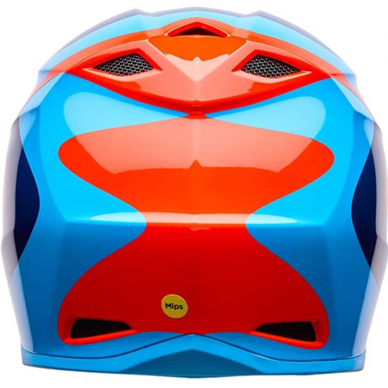 Bell MX-10 MIPS Wave Orange Blue £199.99 Off Road Helmets - SKU 37035-592XS from RaceLeathers Motorcycle Clothing