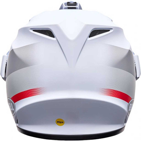 Bell MX-9 Adventure MIPS Trail White Red £199.99 Full Face Helmets - SKU 37059-077XS from RaceLeathers Motorcycle Clothing