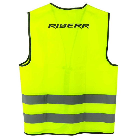 RiderR Hi Vis Vest £14.99 Rider Accessories - SKU 950/RR1002 from RaceLeathers Motorcycle Clothing