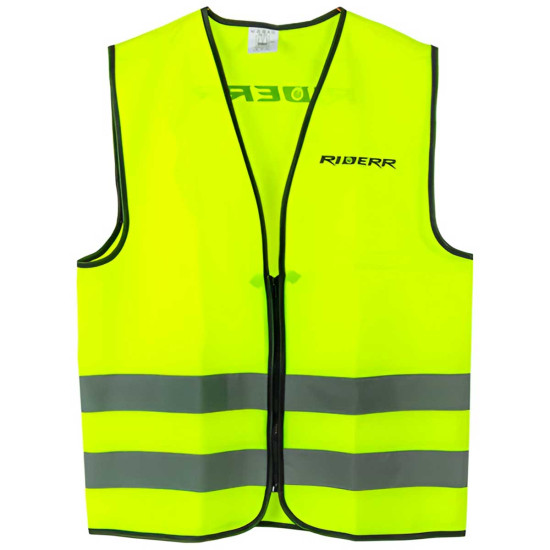 RiderR Hi Vis Vest £14.99 Rider Accessories - SKU 950/RR1002 from RaceLeathers Motorcycle Clothing