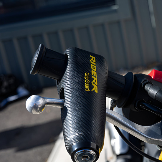 RiderR Grip Guard Black £59.99 Security - SKU 950/RR315 from RaceLeathers Motorcycle Clothing