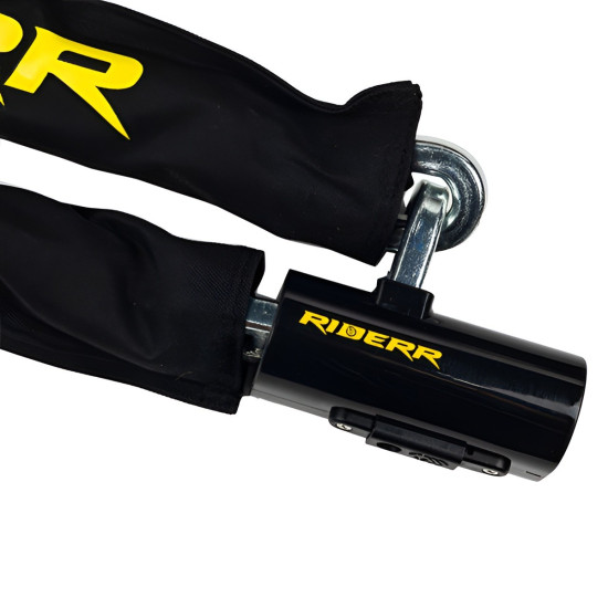 RiderR Linkcore 12 Alarm Chain Lock Black £119.99 Security - SKU 950/RR316 from RaceLeathers Motorcycle Clothing